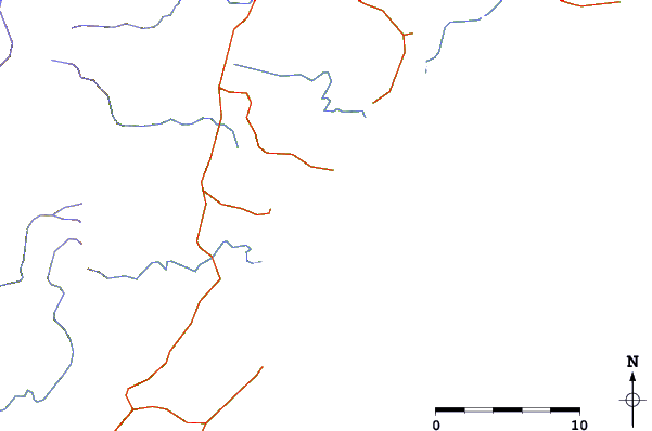 Roads and rivers around Green Island
