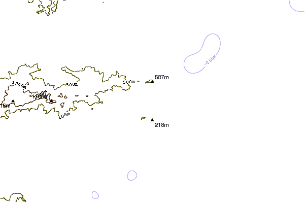 Shoreline around Guarau