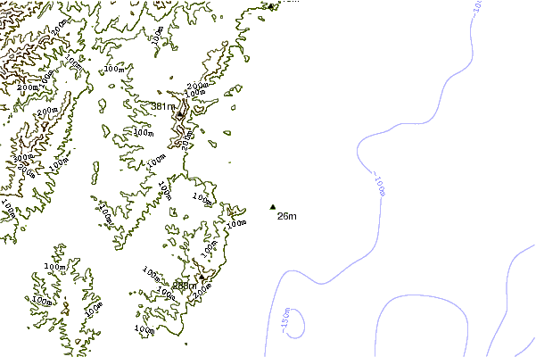 Shoreline around Guillotines