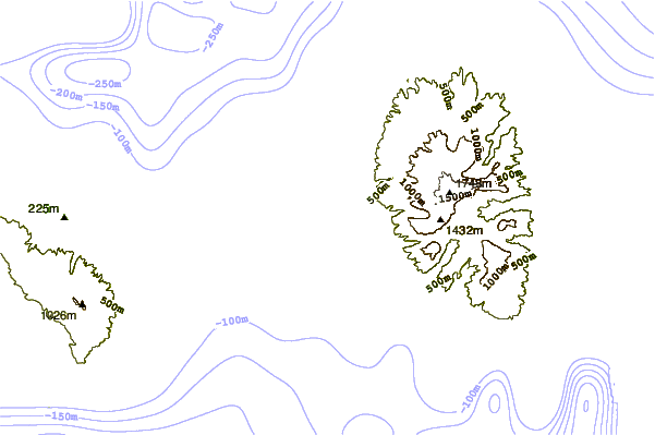 Shoreline around Harbors