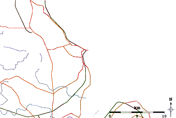 Roads and rivers around Hartlepool