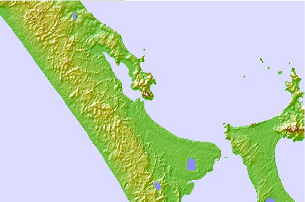Surf spots located close to Houhora Harbour Bar