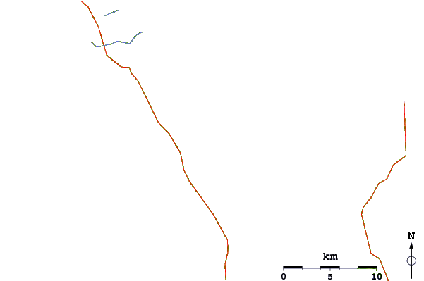 Roads and rivers around Houhora Harbour Bar
