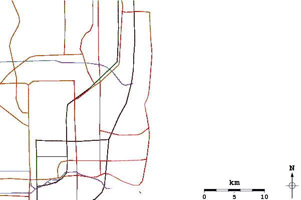 Roads and rivers around Haulover