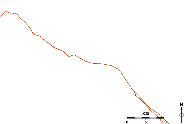 Roads and rivers around Hidden Beach