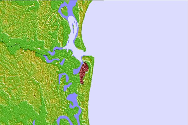Surf spots located close to Hooks
