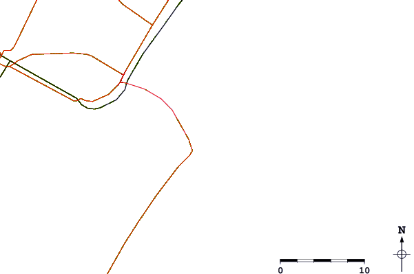 Roads and rivers around Horace Caldwell Pier