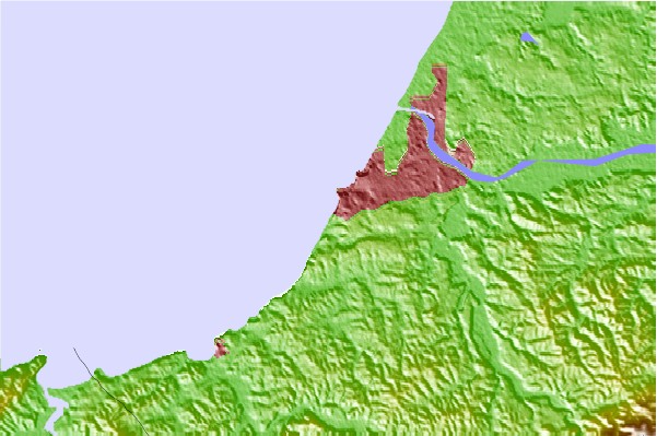 Surf spots located close to Ilbaritz - Marbella