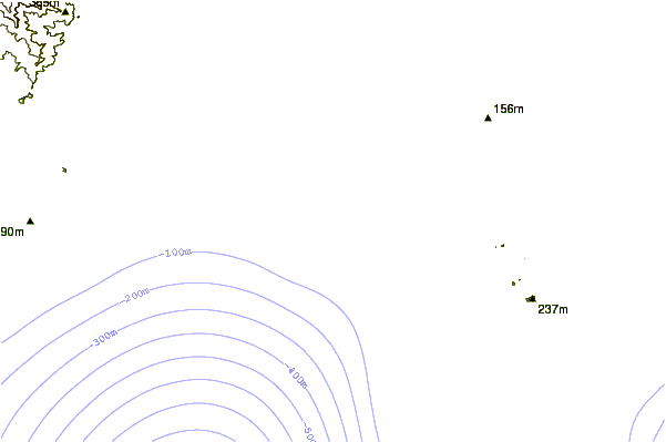 Shoreline around Inamura Point