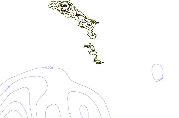 Shoreline around Anse Intendance