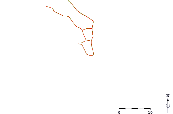 Roads and rivers around Anse Intendance