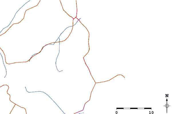 Roads and rivers around Itapema - Norte