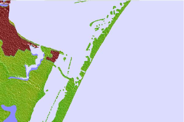 Surf spots located close to JP Luby Pier