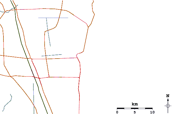 Roads and rivers around Jetty Park