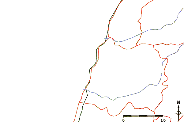 Roads and rivers around Jonas Beach or Jieh beach