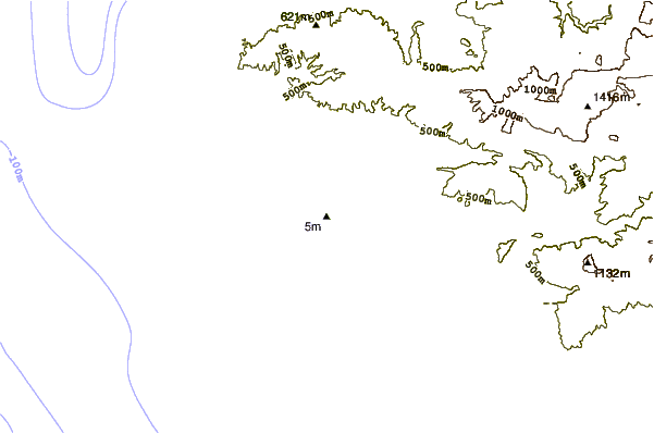 Shoreline around Killer Point