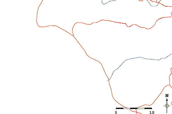 Roads and rivers around Killer Point