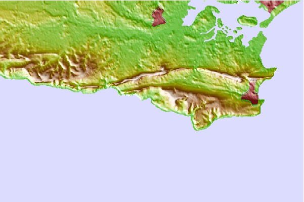 Surf spots located close to Kimmeridge (The Ledges)