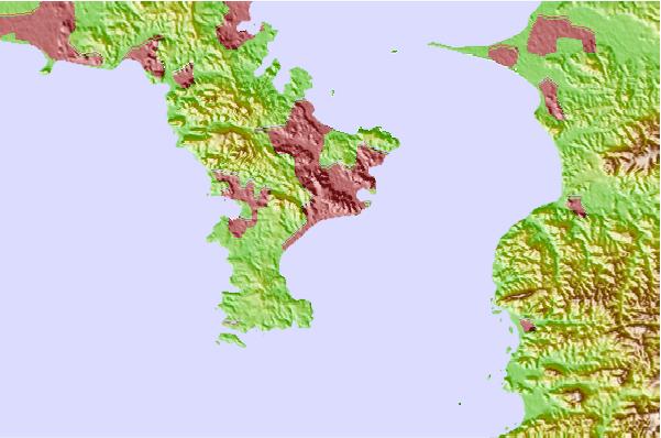 Surf spots located close to Kurihama