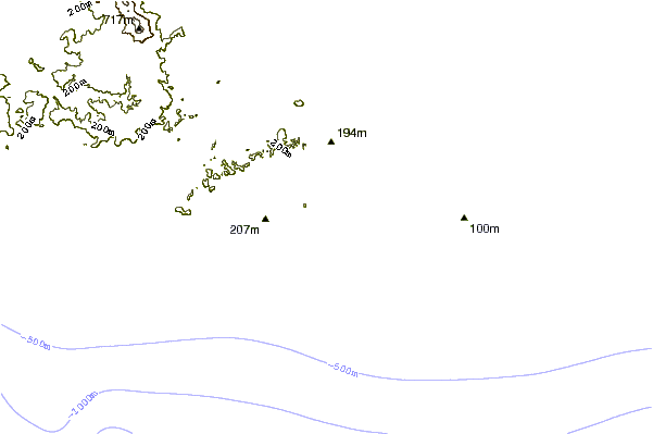 Shoreline around Kuta Bay-Lombok