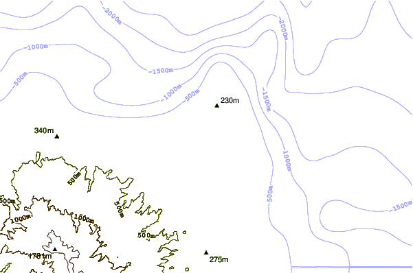 Shoreline around La Barra