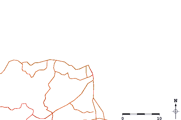 Roads and rivers around La Barra