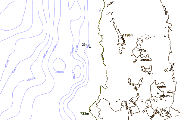 Shoreline around El Bajo / La Bestia