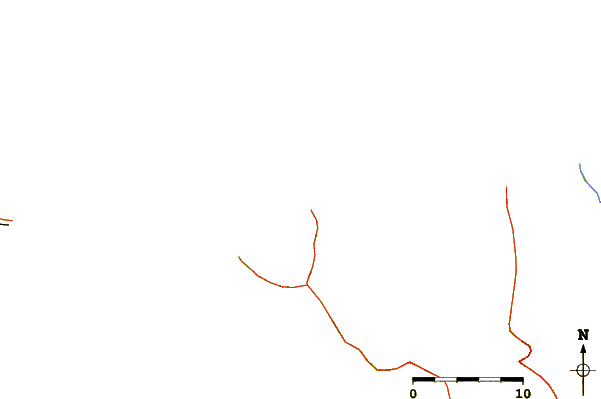 Roads and rivers around La Punta