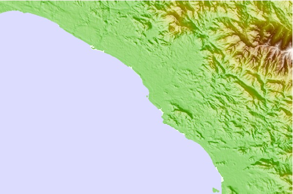 Surf spots located close to La Saladita