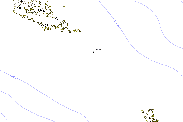 Shoreline around LancesLeft