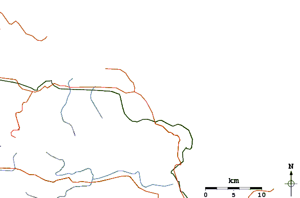Roads and rivers around Lang Co
