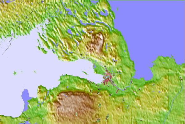 Surf spots located close to Пляж Ласковый (Laskovyy Plyazh)