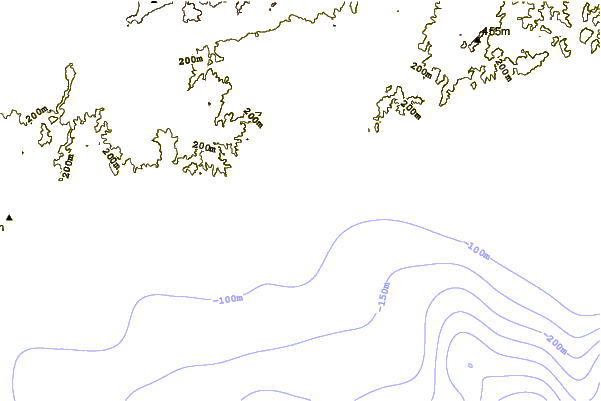 Shoreline around Latigo