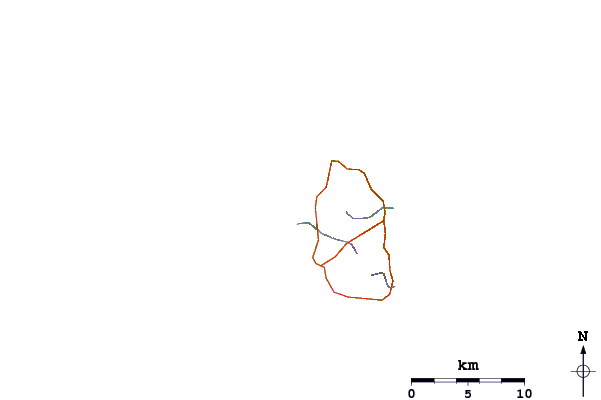 Roads and rivers around Lime Squash