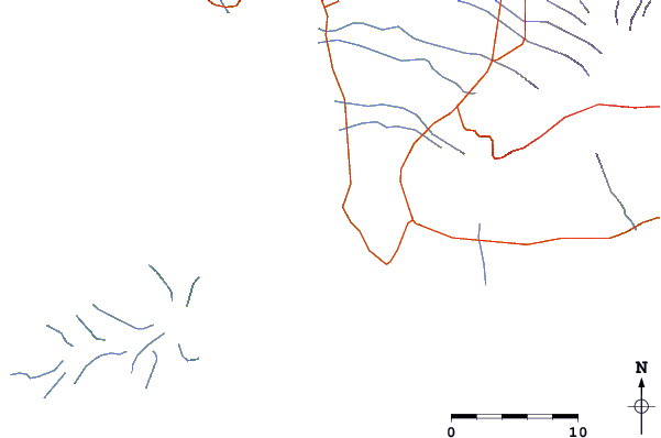 Roads and rivers around Little Beach