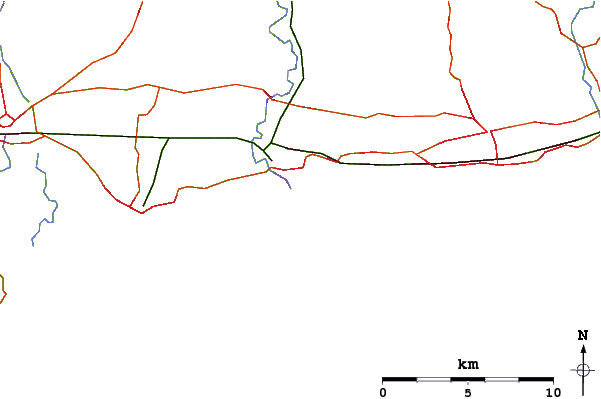 Roads and rivers around Littlehampton
