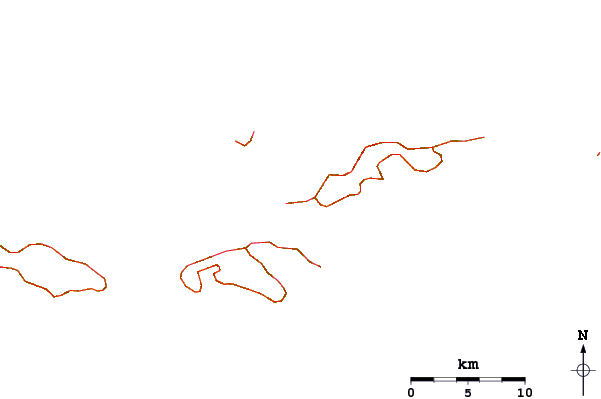 Roads and rivers around Long Bay