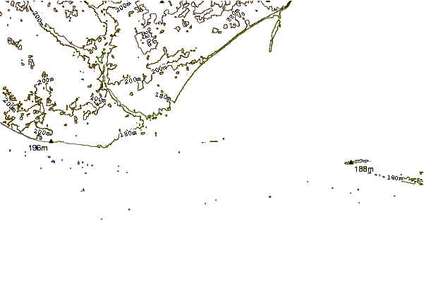 Shoreline around Long Point