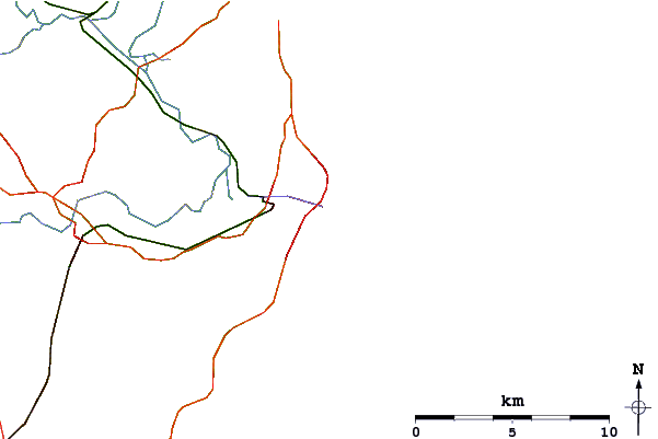 Roads and rivers around Lowestoft