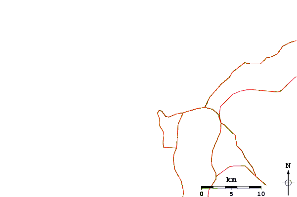 Roads and rivers around Mainside