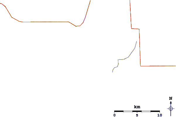 Roads and rivers around Manitoulin Island
