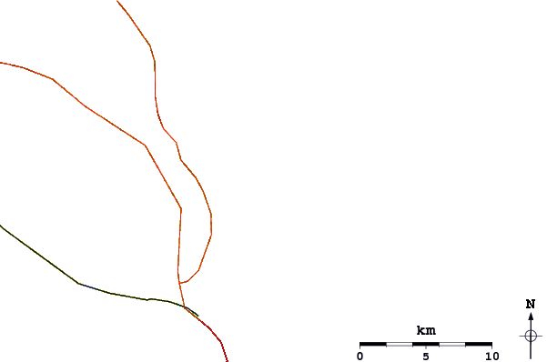 Roads and rivers around Marshfield Jetty