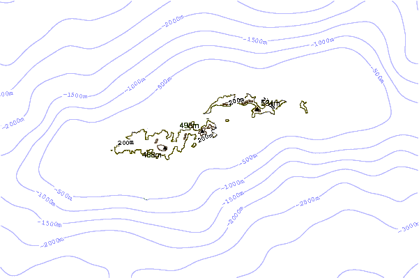 Shoreline around Matu'u