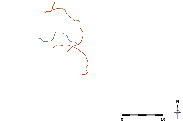 Roads and rivers around Medlands Beach