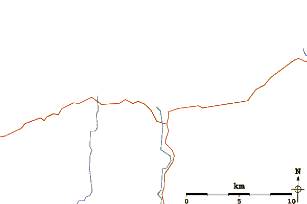 Roads and rivers around Melvich