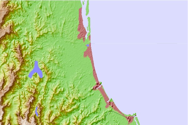 Surf spots located close to Mermaid Beach