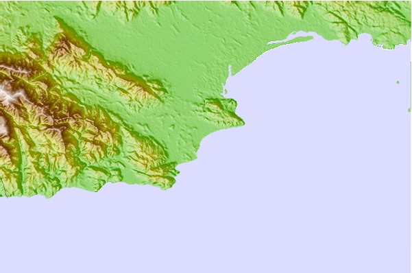 Surf spots located close to Modrono