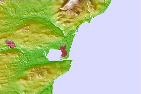 Surf spots located close to Montrose