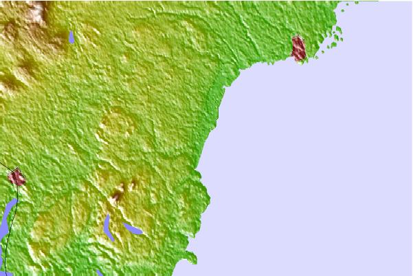 Surf spots located close to Moody Beach