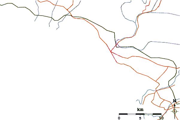 Roads and rivers around Morgan Street (North Mole)